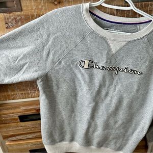 Medium Grey Champion Crew Neck